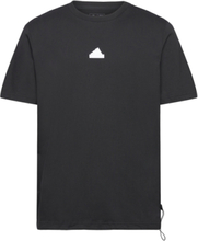 M Ce Q1 T Sport T-Kortærmet Skjorte Black Adidas Sportswear