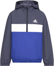 Woven Parka Kids Sport Rainwear Jackets Blue Adidas Sportswear