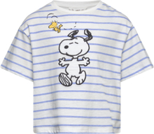 Snoopy Printed T-Shirt Tops T-Kortærmet Skjorte Multi/patterned Mango