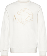 Sweatshirt Tops Sweatshirts & Hoodies Sweatshirts Cream Armani Exchange