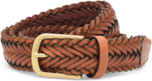 Vico Accessories Belts Braided Belt Brown Saddler