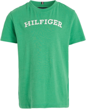"Hilfiger Arched Tee S/S T-shirt Green Tommy Hilfiger"