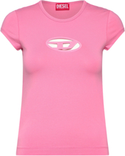 "T-Angie T-Shirt Tops T-shirts & Tops Short-sleeved Pink Diesel"