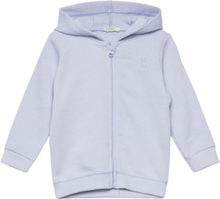 Jacket W/Hood L/S Tops Sweatshirts & Hoodies Hoodies Blue United Colors Of Benetton