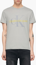 Calvin Klein Jeans - Vegetable Dye Monogram Slim Tee - GOLD - M
