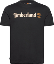 Kennebec River Linear Logo Short Sleeve Tee Black Designers T-Kortærmet Skjorte Black Timberland