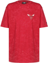 NEW ERA Washed Pack Graphic Chicago Bulls Herren Baumwoll-T-Shirt 13083862 Rot