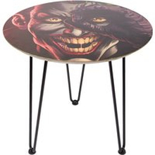 Decorsome x DC Crazy Eye Joker Wooden Side Table - Rose gold