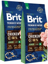 Brit Premium By Nature Junior XL 2x15 kg