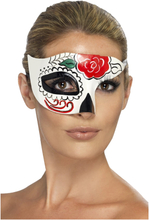 Day of the Dead Halv Ögonmask - One size
