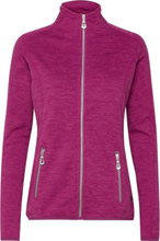 Niccole Zip Fleece Jacket Tops Sweatshirts & Hoodies Fleeces & Midlayers Purple Sebago