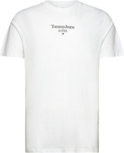 Tjm Slim Tj 85 Entry Tee Ext Tops T-Kortærmet Skjorte White Tommy Jeans