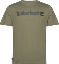 Kennebec River Linear Logo Short Sleeve Tee Cassel Earth Designers T-Kortærmet Skjorte Green Timberland