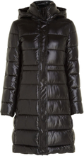 "Lw Padded Drawstring Coat Foret Jakke Black Calvin Klein"