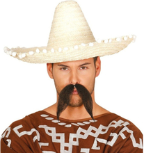 Naturel sombrero/Mexicaanse hoed 45 cm voor volwassenen