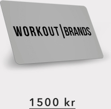Workout Brands Presentkort Workout Brands 1500,00 kr Presentkort