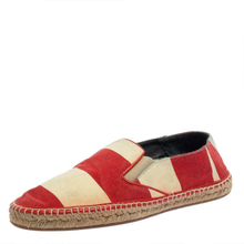 Brukte Striped Canvas Hodgeson Espadrille Loafers