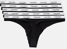 Calvin Klein 5 pack Thong (Low-Rise) BLACK/BLACK/BLACK/B XS