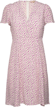 Summer 50'S Dress Designers Short Dress Purple By Ti Mo