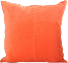"C/C 50X50 Orange Velvet Home Textiles Cushions & Blankets Cushion Covers Orange Ceannis"
