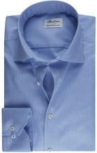 Blue Stenströms Slimline/75, RM Cuff Shirter