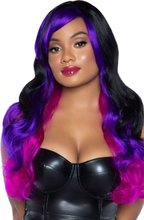 Allure Multi Color Wig Black/Purple Paryk