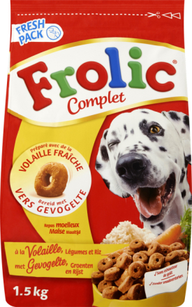 Frolic Compleet - Hondenvoer - Gevogelte 1.5 kg