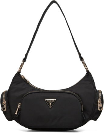 Eco Gemma Shoulder Bag Bags Top Handle Bags Black GUESS