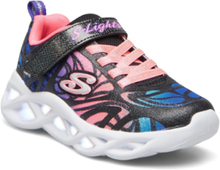 Girls Twisty Brights - Dazzle Flash Lave Sneakers Multi/mønstret Skechers*Betinget Tilbud