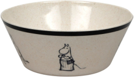 Moomin Tableware Bowl Home Meal Time Plates & Bowls Bowls Cream MUMIN