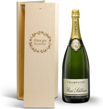 Champagne con cofanetto stampato - René Schloesser