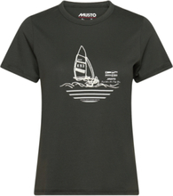 W Marina Graphic Ss Tee T-shirts & Tops Short-sleeved Grønn Musto*Betinget Tilbud