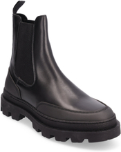 Tanner Leather Chelsea Boot Støvlet Chelsea Boot Black Les Deux