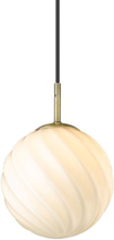 Halo Design Twist Pendel, Ball Ø15 Opal / Messing Loftlamper