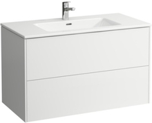 Base Møbelpakke Med Skuffer Og Pro-s Slim Håndvask I Badeværelsesmøbler