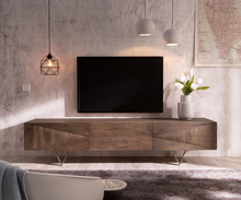 DELIFE Designer-tv-meubel Wyatt 175 cm acacia bruin 3 laden