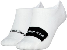 Calvin Klein Strømper 2P Women Footie High Cut Socks Hvid One Size Dame