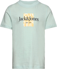 Jorlafayette Branding Tee Ss Crew Mni Tops T-Kortærmet Skjorte Blue Jack & J S