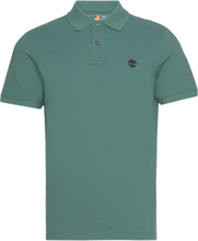 Millers River Pique Short Sleeve Polo Sea Pine Designers Polos Short-sleeved Green Timberland