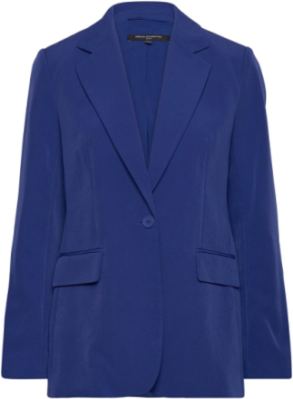 Echo Single Breasted Blazer Blazers Single Breasted Blazers Blue French Connection