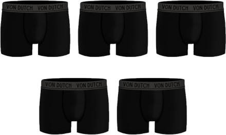 5er Pack Von Dutch Origi Herren Boxershorts Unterhose VD/1/BCX5/ORIGI1 Schwarz