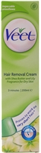 Veet Pure Hair Removal Cream - Dry Skin Body 200 ml