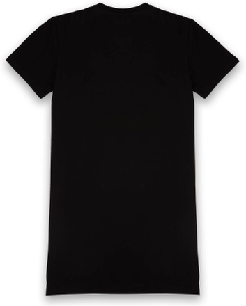 Hello Kitty Shy Women's T-Shirt Dress - Black - XL - Black