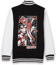 Marvel Spider-Man Web Head Unisex Varsity Jacket - Black / White - XL
