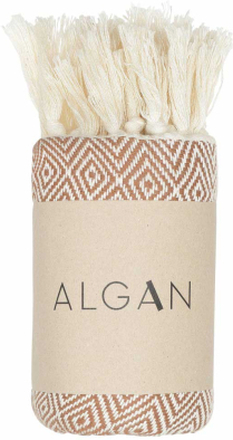 ALGAN Elmas gæstehåndklæde - brun