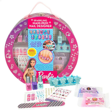 Manikyr- och pedikyrpaket Barbie Sparkling 25,5 x 25 x 5 cm Fall