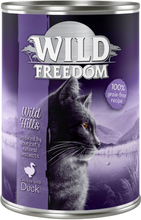 Wild Freedom Adult 6 x 400 g - getreidefrei - Wide Country - Huhn pur
