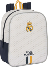 Skolryggsäck Real Madrid C.F. Vit 22 x 27 x 10 cm