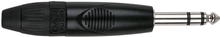 DAP 6.3mm Jackplug X-Type Stereo zwart