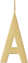 Design Letters Archetype Charm 30 mm Gold A-Z A